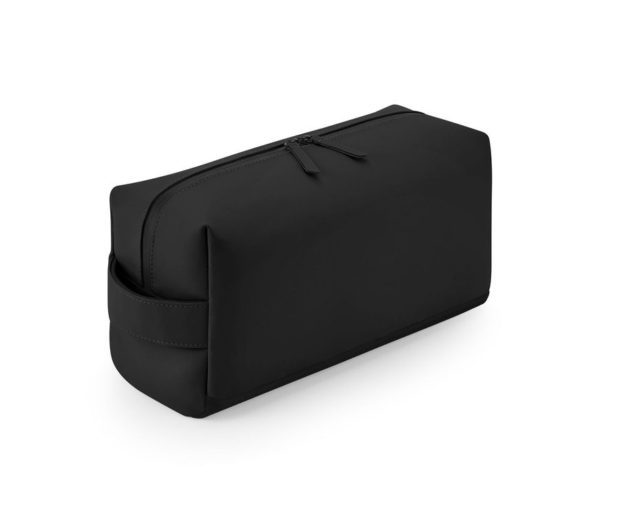 MATTE PU SHOE/ ACCESSORY BAG — Farbe BLACK