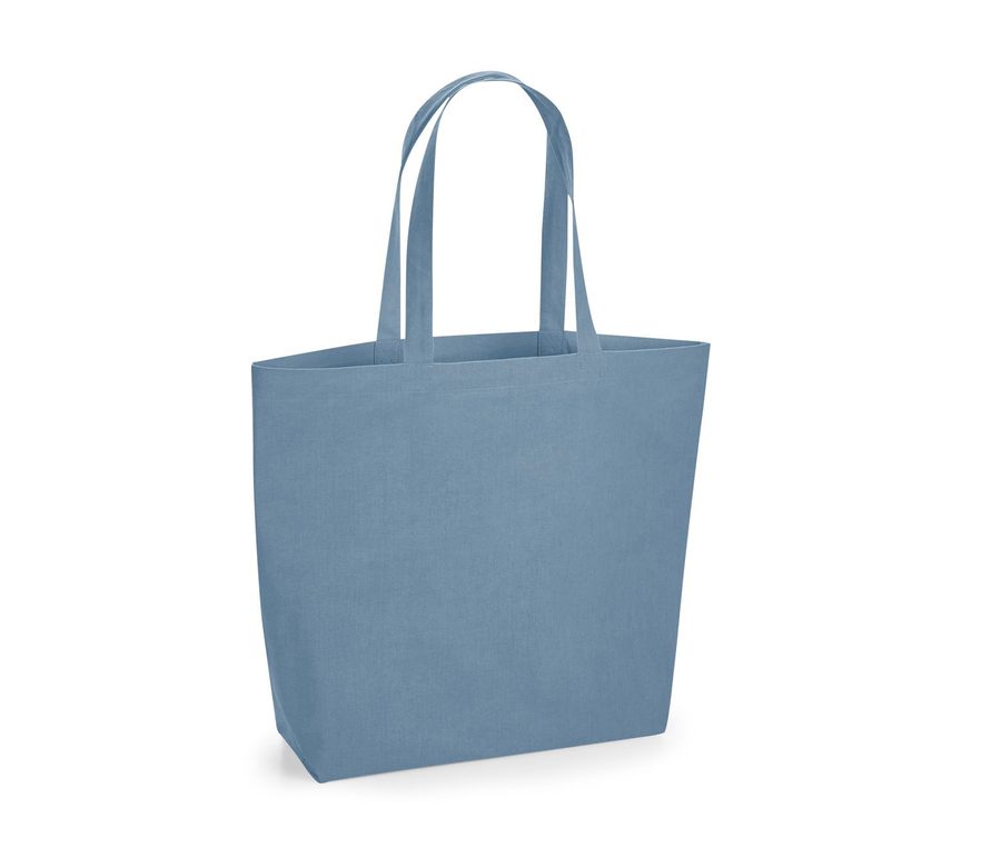 ORGANIC NATURAL DYED MAXI BAG FOR LIFE — Farbe INDIGO BLUE