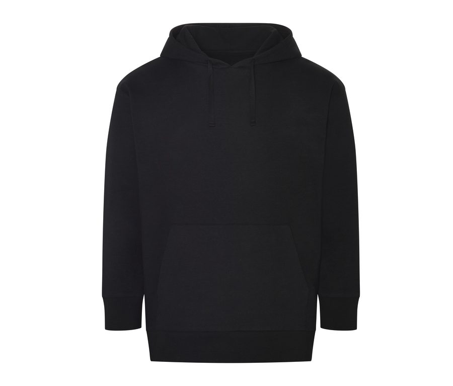 CRATER RECYCLED HOODIE — Farbe BLACK