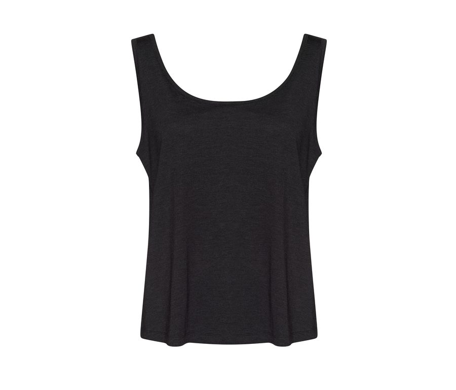 WOMEN'S TANK TOP — Farbe HEATHER BLACK