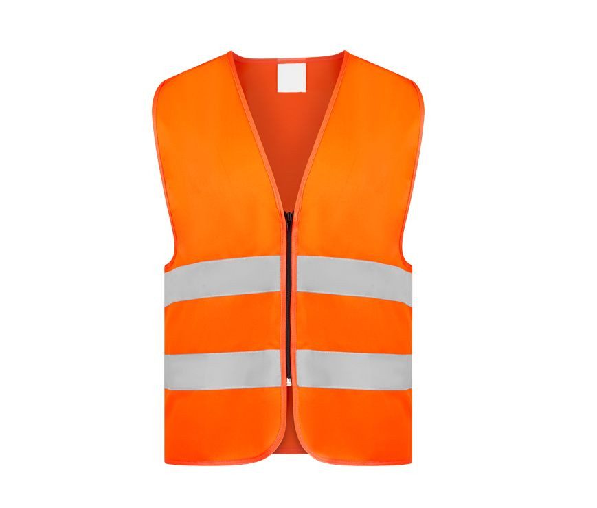 SAFETY VEST WITH ZIPPER "COLOGNE" — Farbe ORANGE