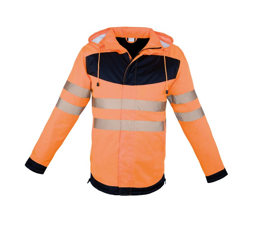 EOS WINTERPARKA — Farbe ORANGE / BLACK