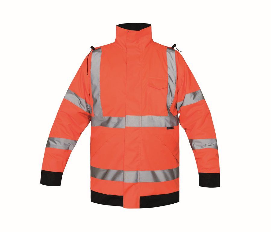 HI-VIS RAIN JACKET "TAMPERE" — Farbe ORANGE