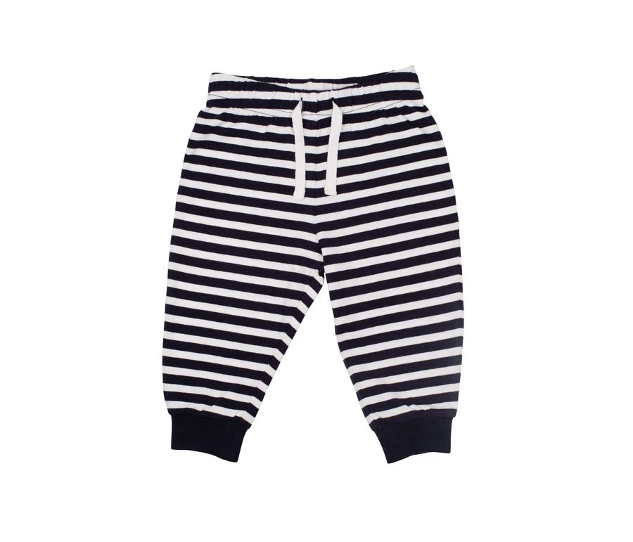 LOUNGE PANTS — Farbe NAVY / WHITE STRIPES