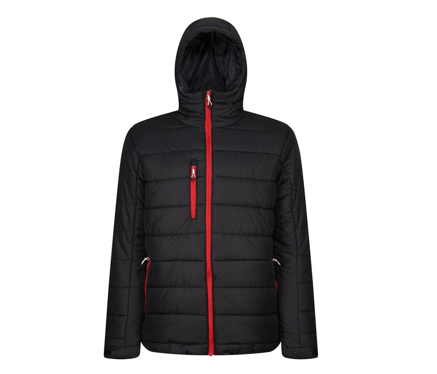 NAVIGATE THERMAL JACKET — Farbe BLACK / CLASSIC RED