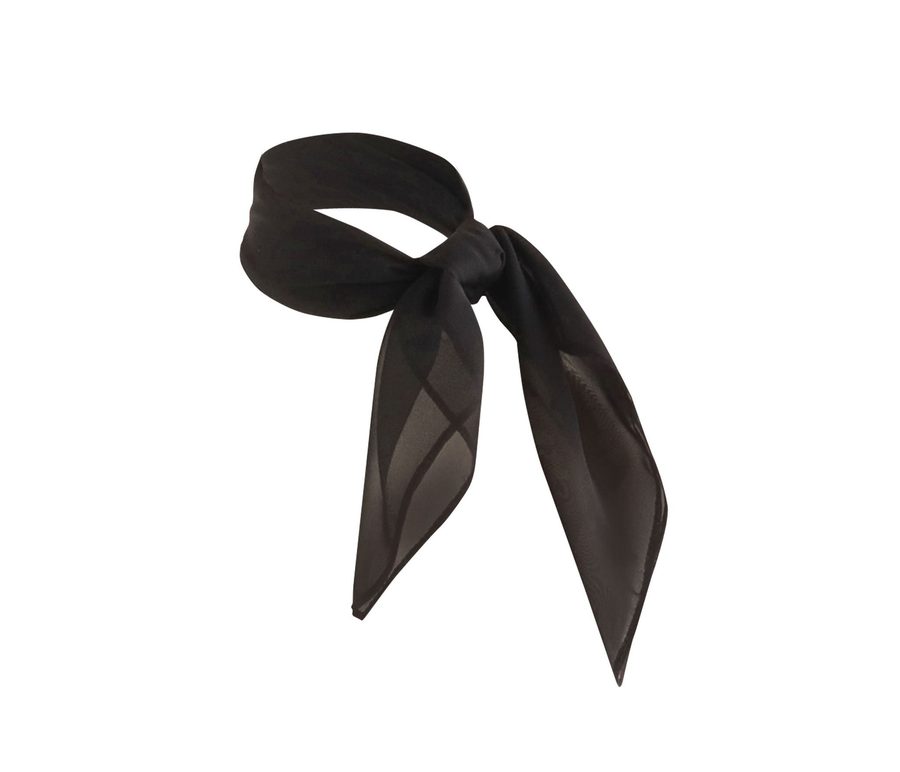 CHIFFON SCARF CLASSIC — Farbe BLACK