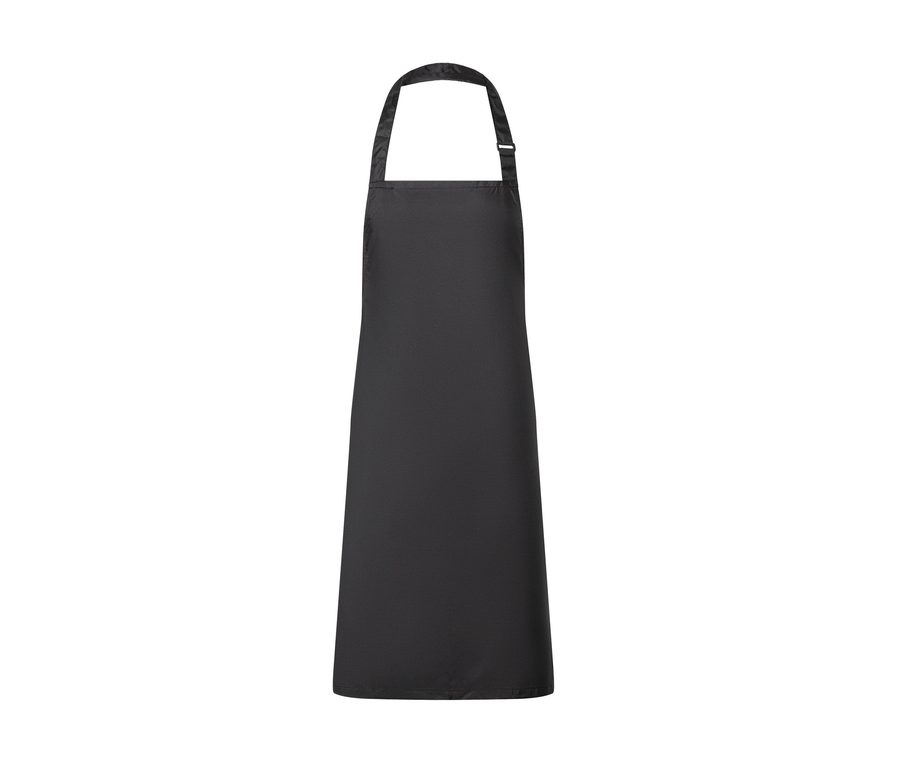 WATERPROOF BIB APRON WITH BUCKLE — Farbe BLACK
