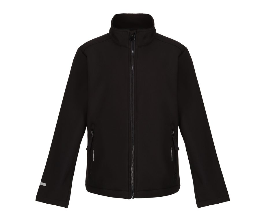 JUNIOR ABLAZE 2 LAYER SOFTSHELL — Farbe BLACK