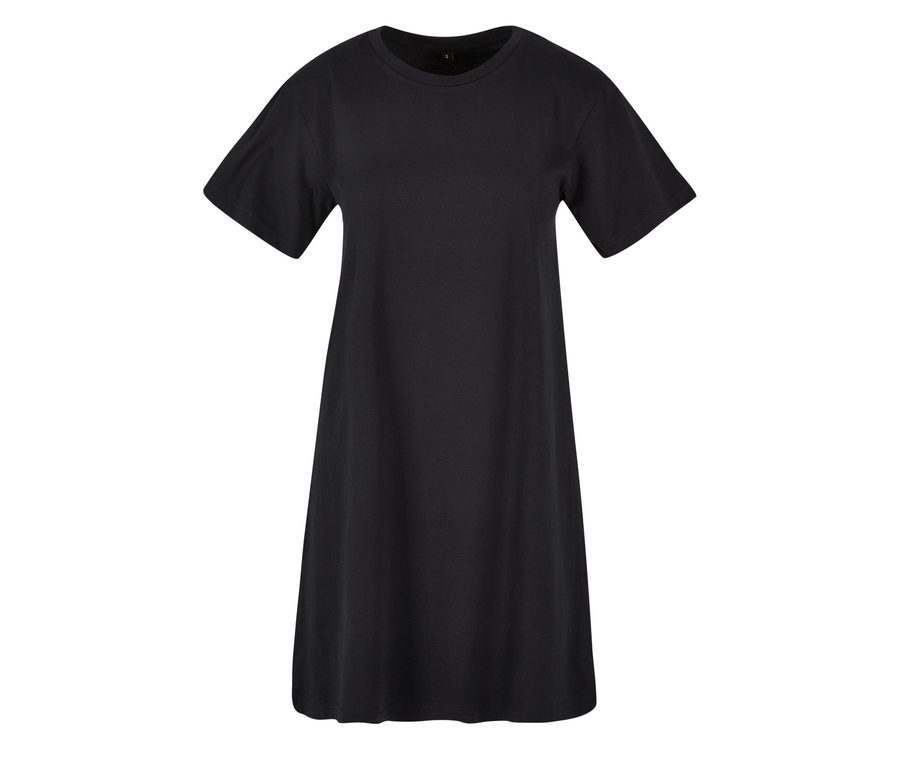 LADIES TEE DRESS — Farbe BLACK