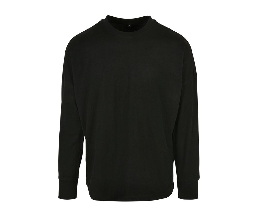 OVERSIZED CUT ON SLEEVE LONGSLEEVE — Farbe BLACK