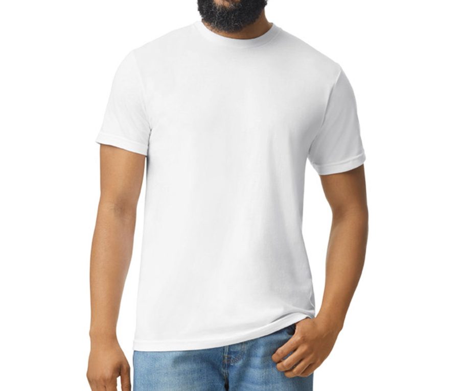 SOFTSTYLE CVC ADULT T-SHIRT — Farbe WHITE