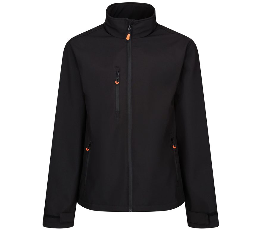 THERMOGEN HEATED SOFTSHELL JACKET — Farbe BLACK / MAGMA