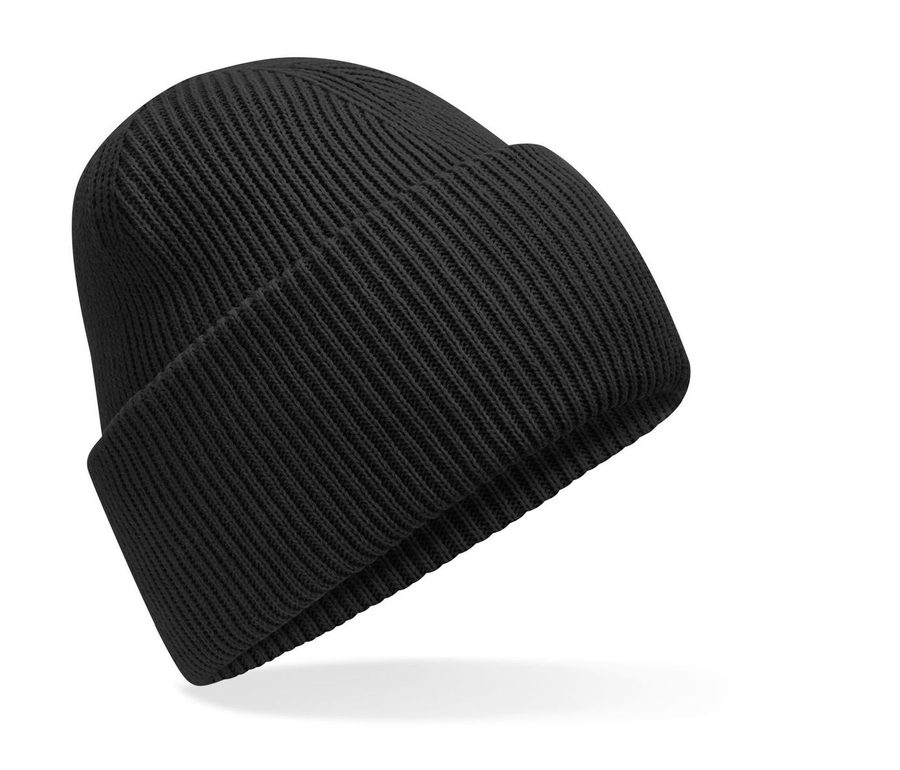 CLASSIC ENGINEERED DEEP CUFFED BEANIE — Farbe BLACK