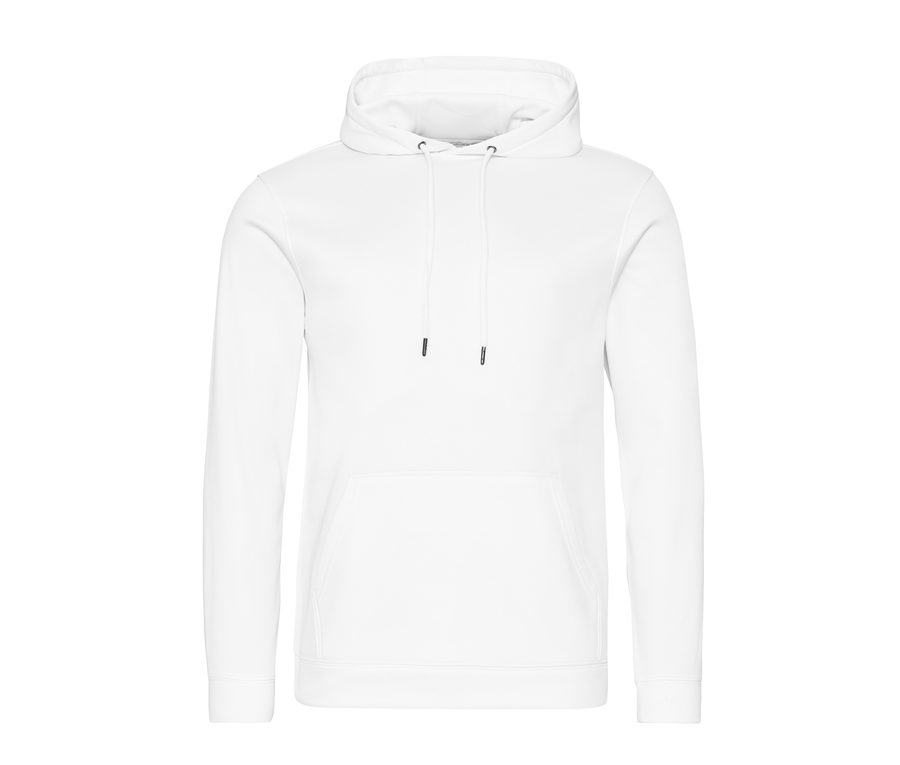 SPORTS POLYESTER HOODIE — Farbe ARCTIC WHITE