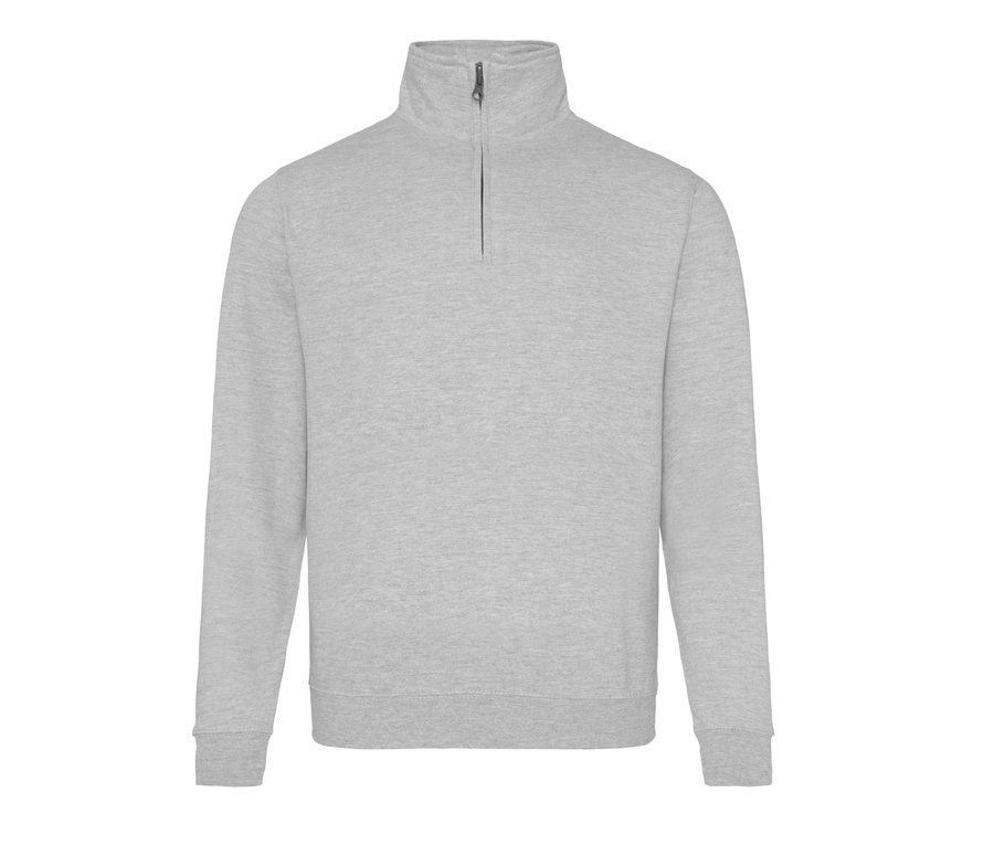 SOPHOMORE 1/4 ZIP SWEAT — Farbe HEATHER GREY