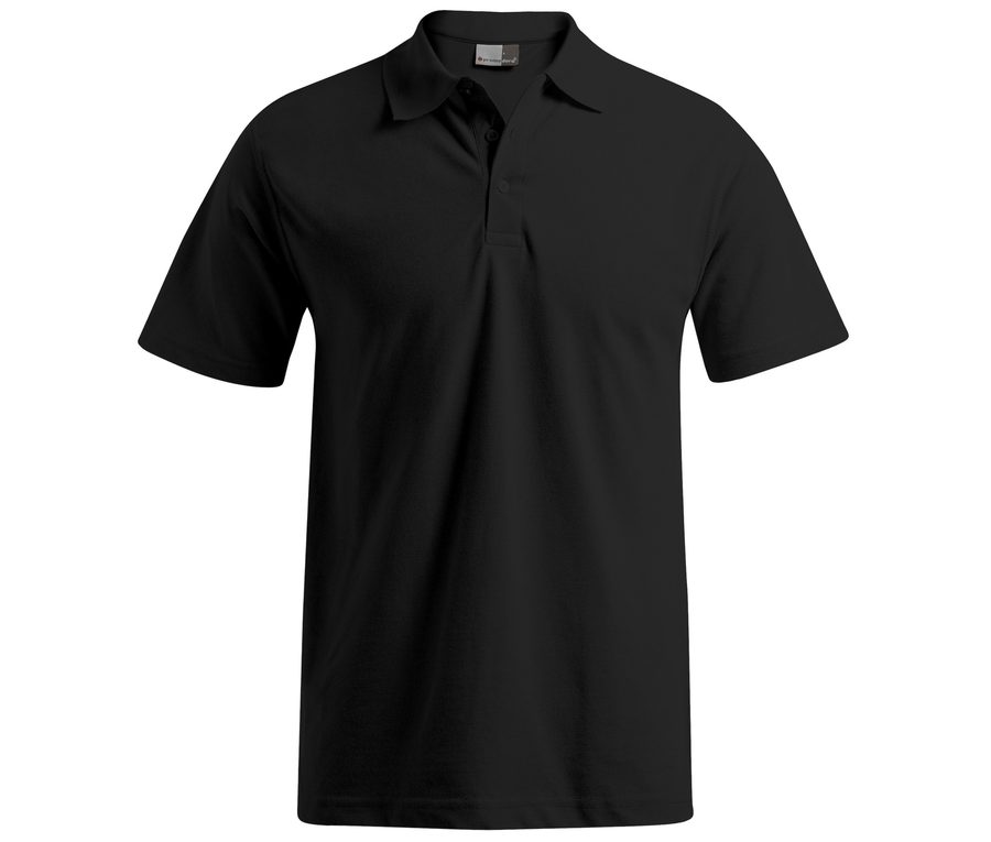 MEN'S POLOSHIRT — Farbe BLACK
