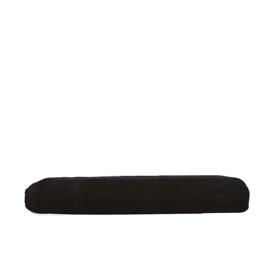RECYCLED CLASSIC BEACH TOWEL — Farbe BLACK