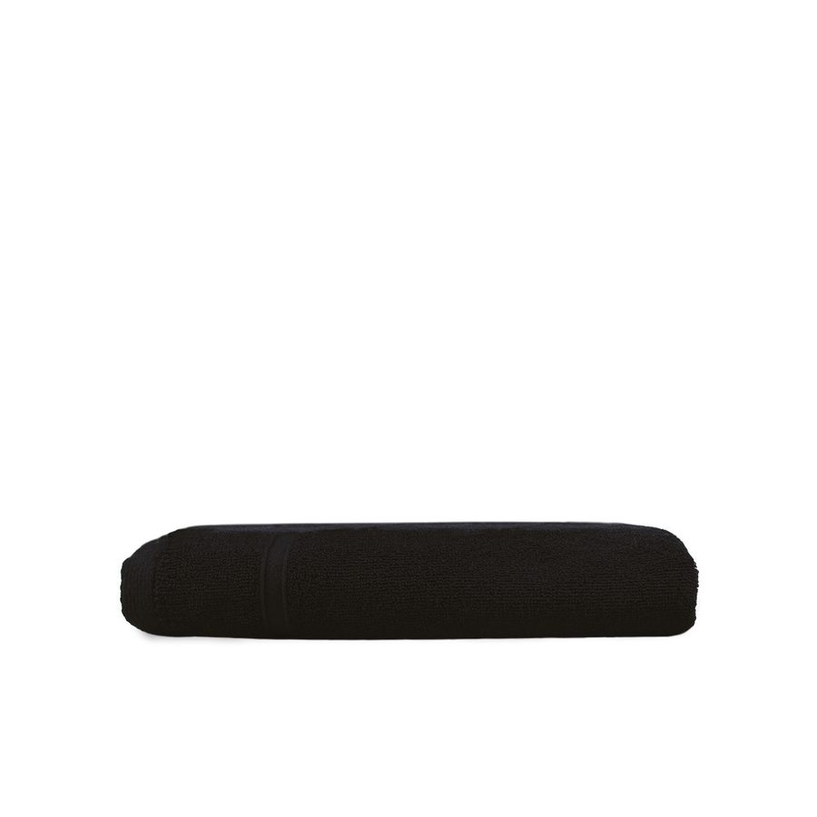 RECYCLED CLASSIC BATH TOWEL — Farbe BLACK