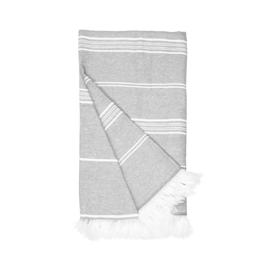 RECYCLED HAMAM TOWEL — Farbe ASH GREY
