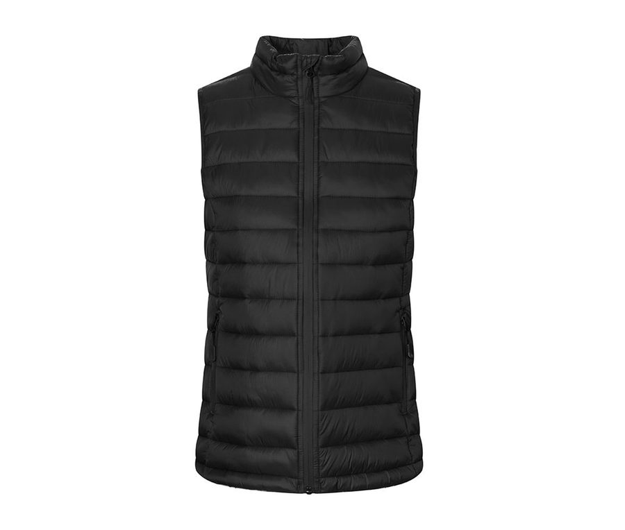 WOMEN'S PADDED VEST — Farbe BLACK