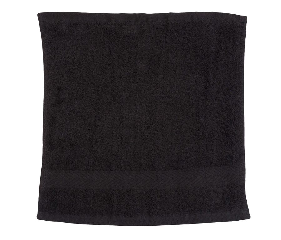 LUXURY FACE CLOTH — Farbe BLACK