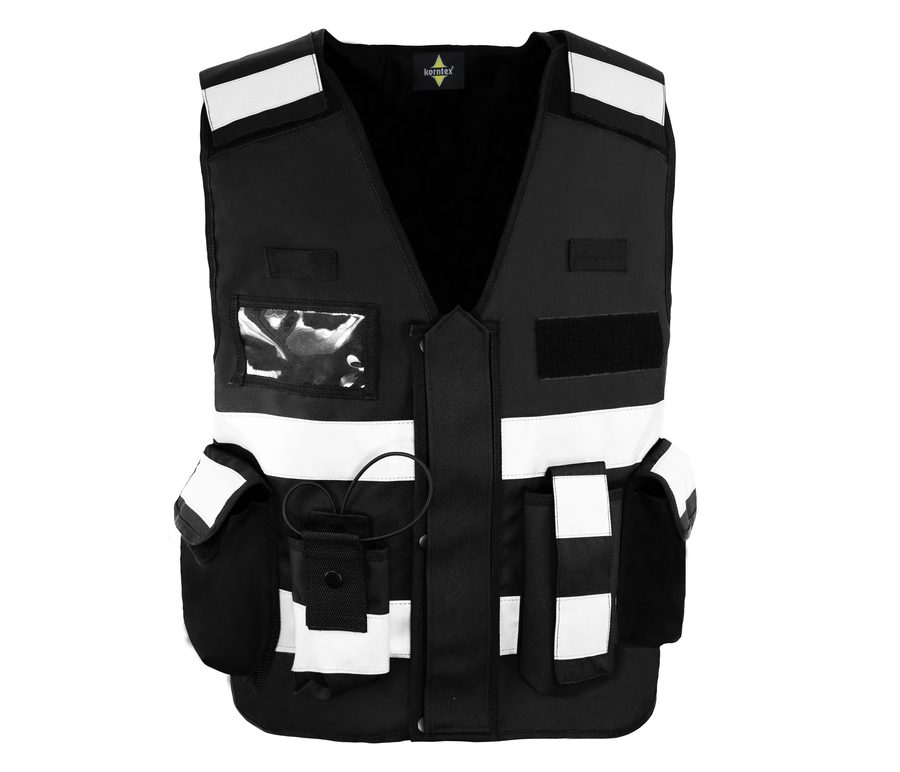 TACTICAL AND FUNCTIONNAL VEST "BONN" — Farbe BLACK