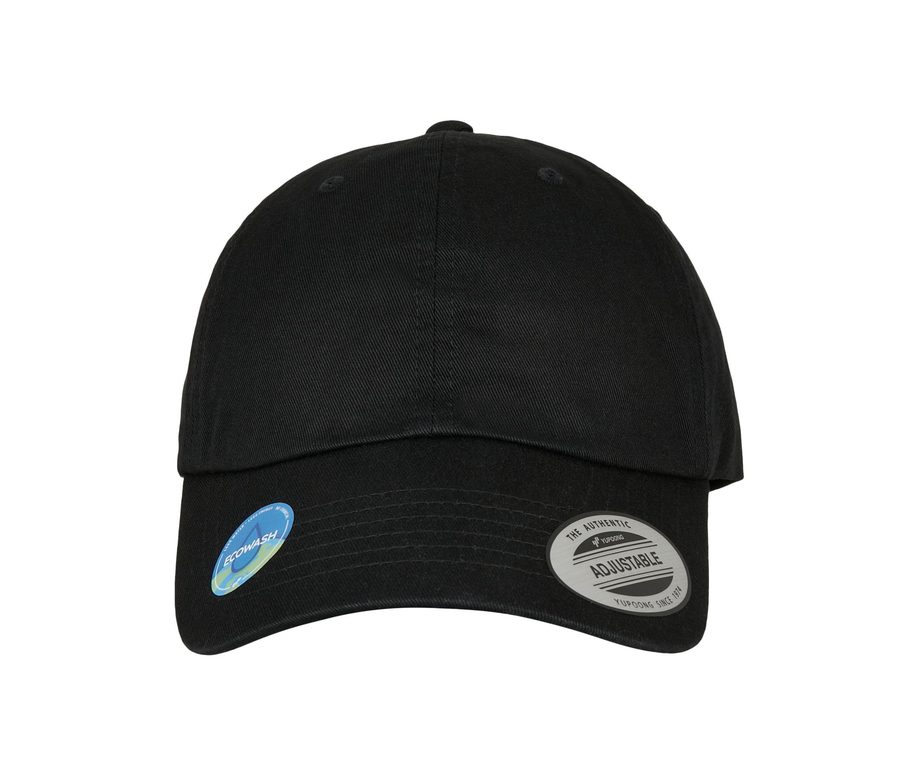 ECOWASH DAD CAP — Farbe BLACK