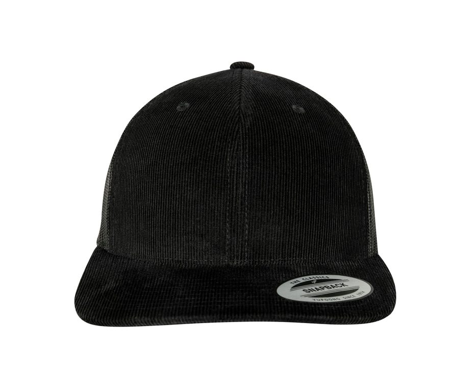 CORDUROY RETRO TRUCKER — Farbe BLACK
