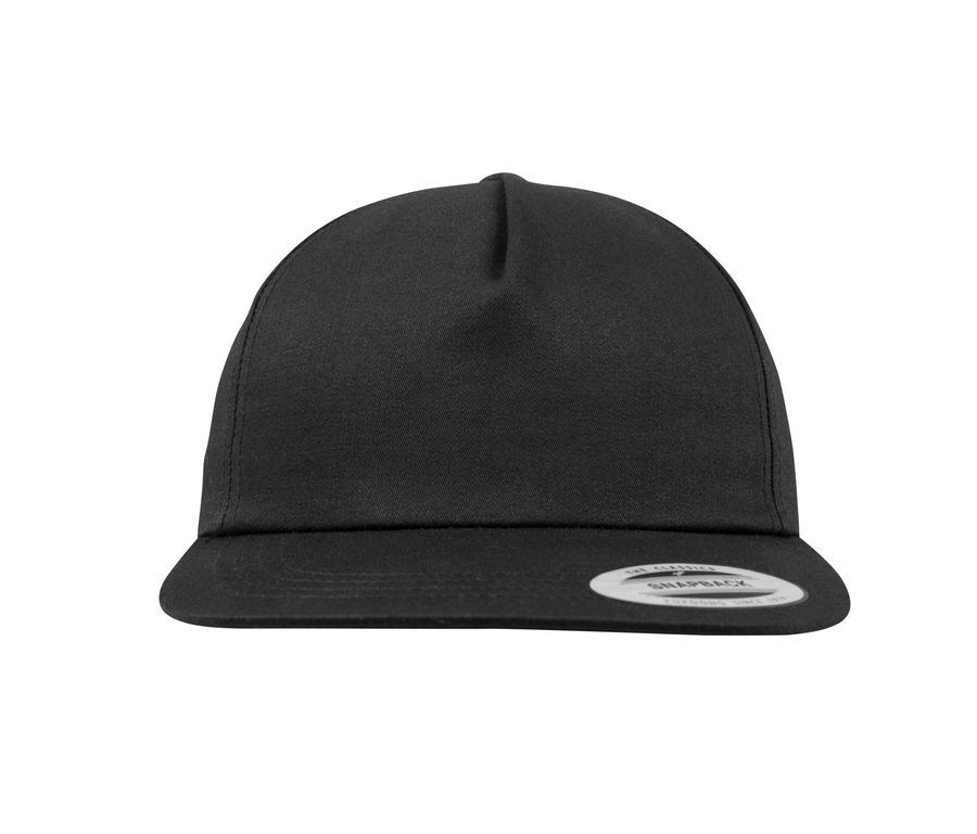 UNSTRUCTURED 5-PANEL SNAPBACK — Farbe BLACK