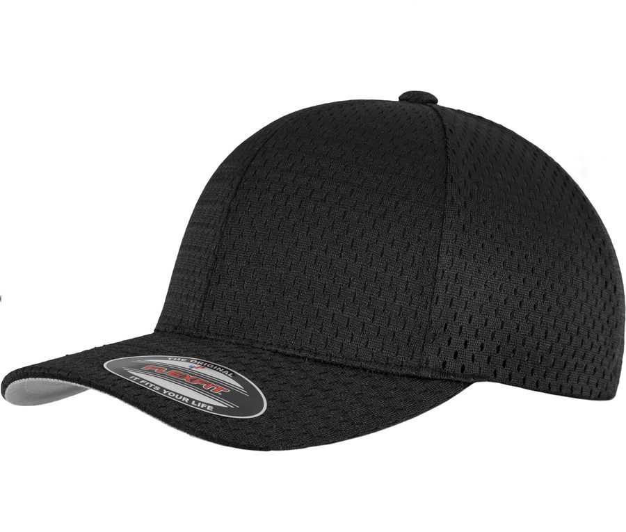 FLEXFIT ATHLETIC MESH — Farbe BLACK