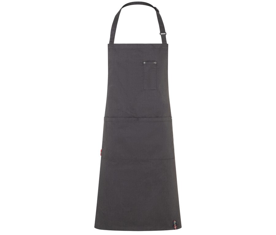 BIB APRON DENIM-STYLE — Farbe VINTAGE BLACK