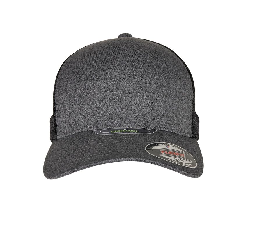 FLEXFIT UNIPANEL™ CAP — Farbe DARK GREY / BLACK