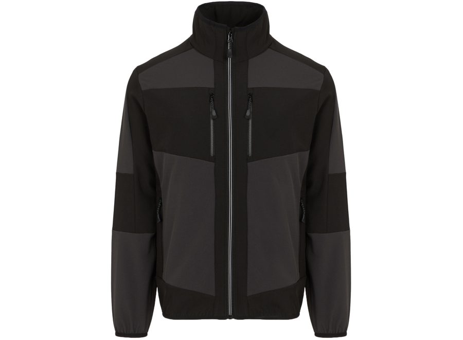 E-VOLVE 2-LAYER SOFTSHELL JACKET — Farbe ASH / BLACK