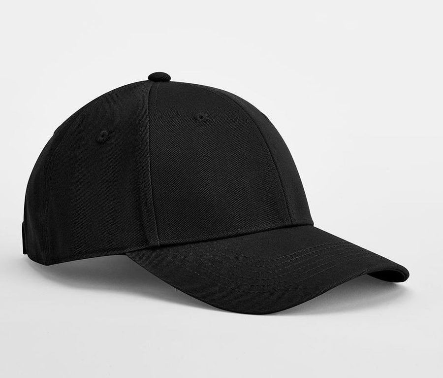 EARTHAWARE® JUNIOR CLASSIC ORGANIC COTTON 6 PANEL CAP — Farbe BLACK