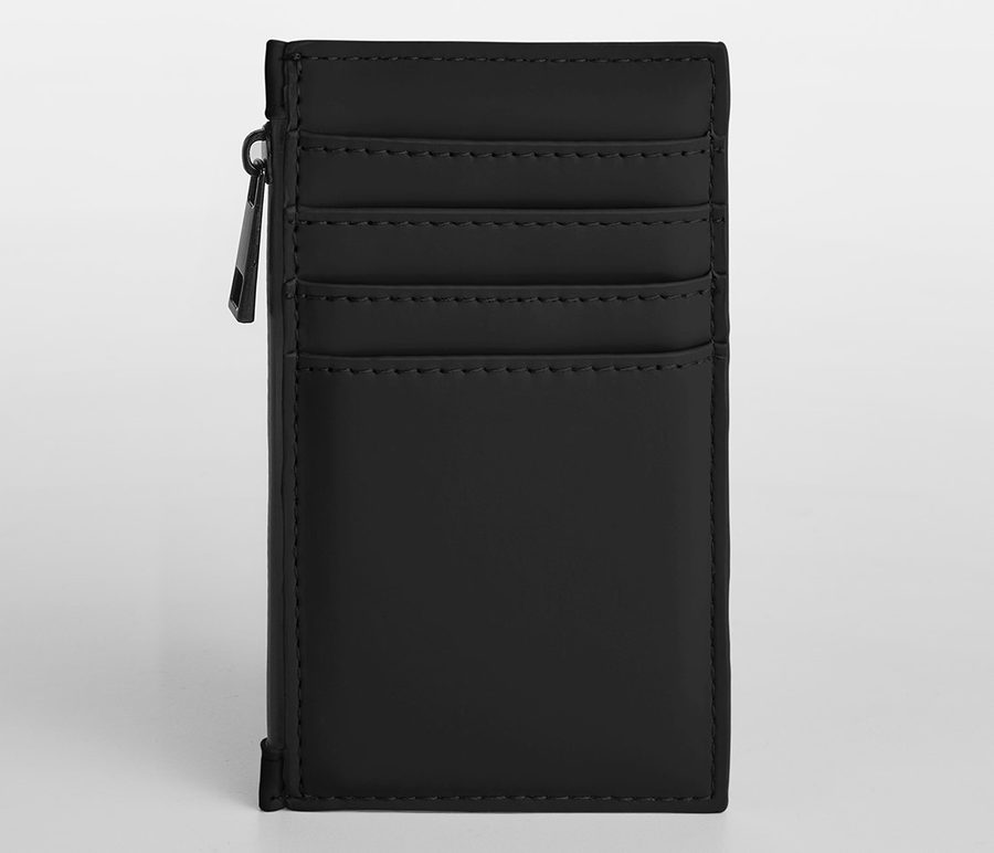 MATTE PU CARD HOLDER — Farbe BLACK