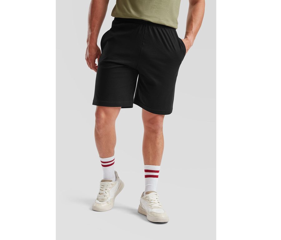ICONIC 195 JERSEY SHORTS — Farbe BLACK
