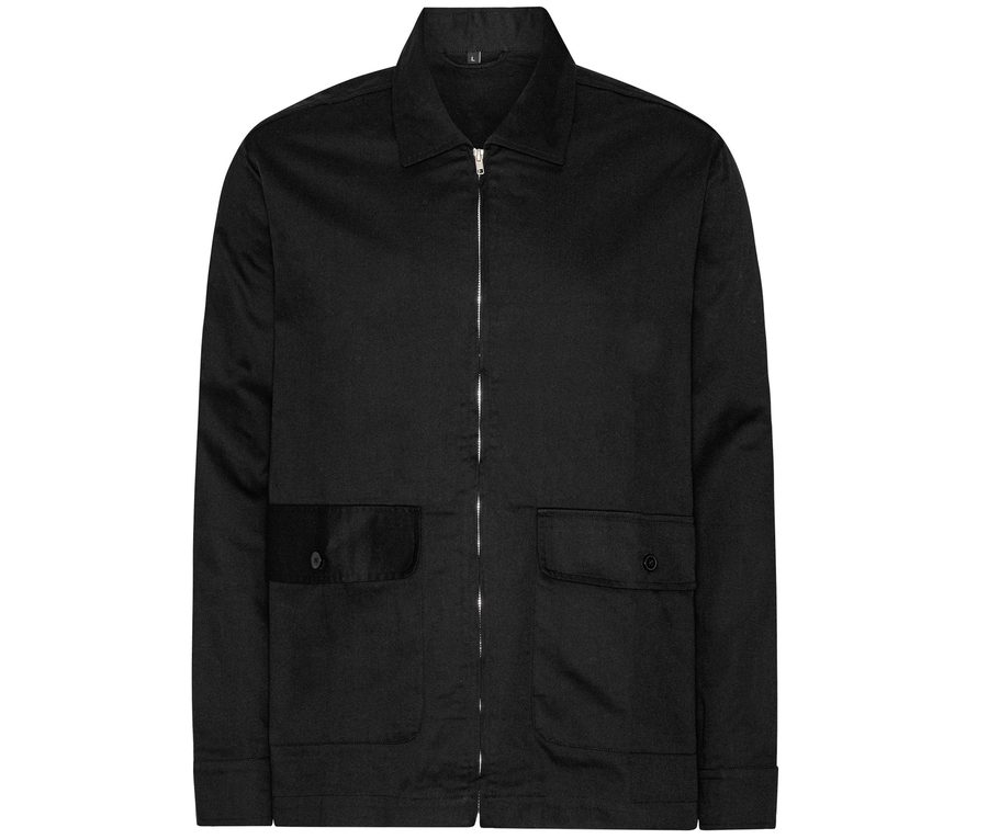 TWILL JACKET — Farbe BLACK