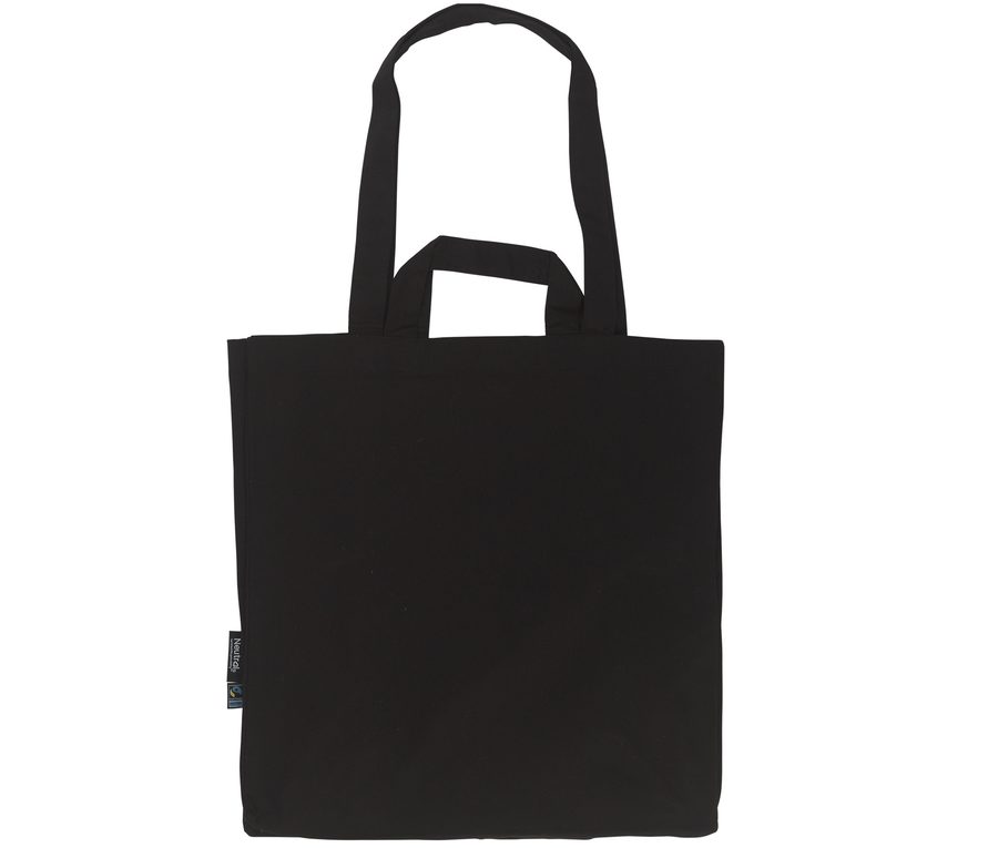 TWILL BAG WITH MULTIPLE HANDLES — Farbe BLACK