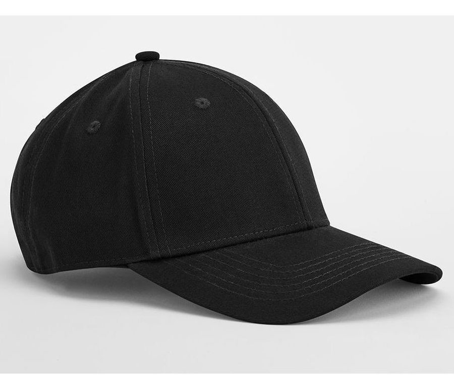 EARTHAWARE® CLASSIC ORGANIC COTTON 6 PANEL CAP — Farbe BLACK