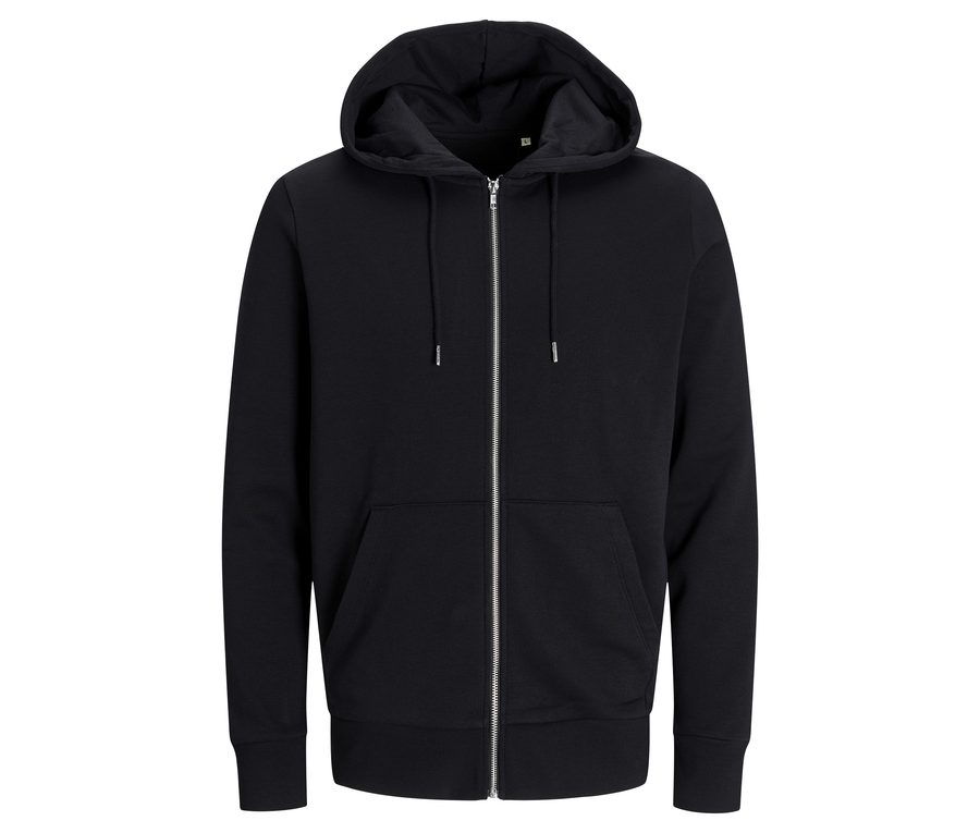 DAY ZIP HOOD — Farbe BLACK