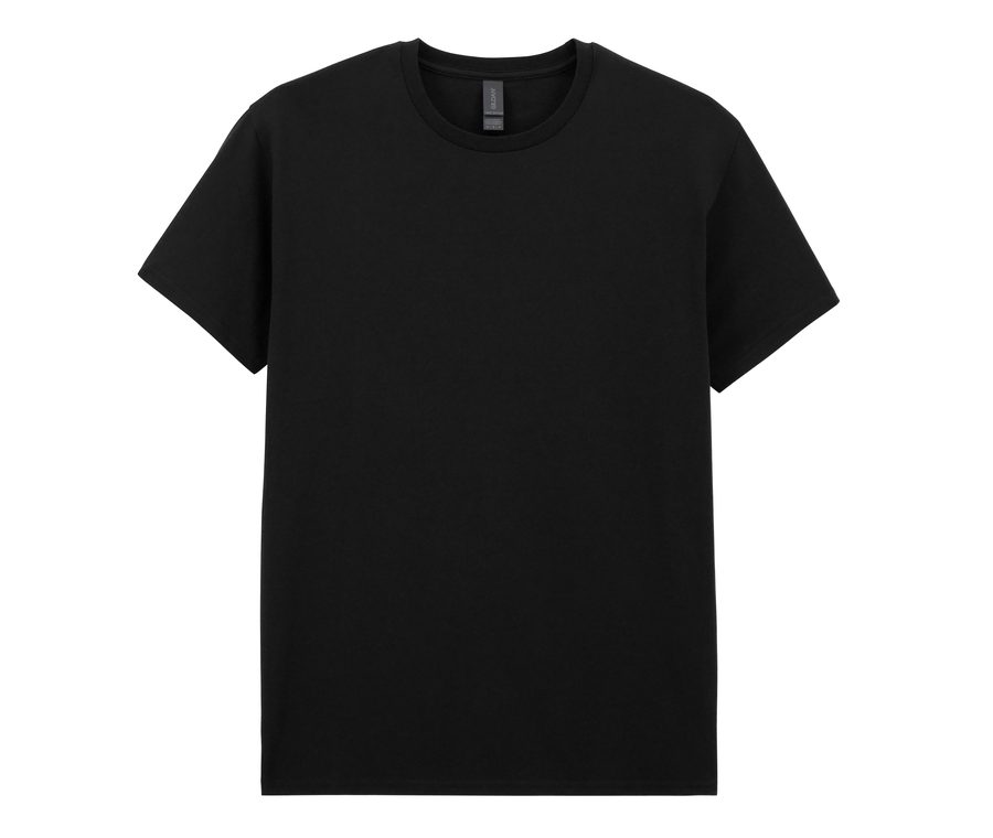 LIGHT COTTON ADULT T-SHIRT — Farbe BLACK