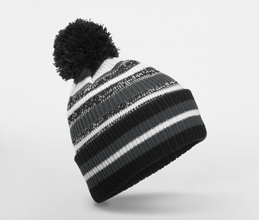 MULTI-SPORT FAN BEANIE — Farbe BLACK/GRAPHITE GREY/WHITE