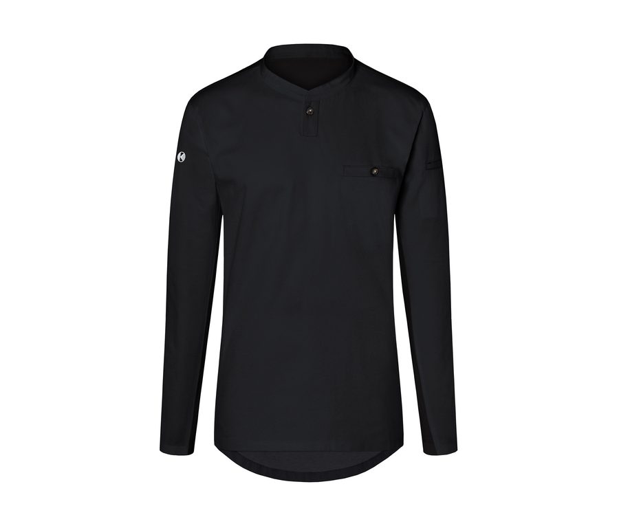 LONG-SLEEVE WORK SHIRT PERFORMANCE — Farbe BLACK