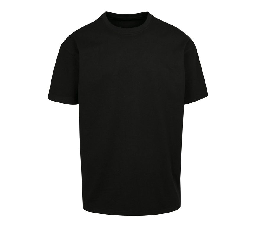 ORGANIC HEAVY OVERSIZE TEE — Farbe BLACK