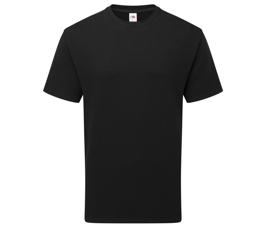 PURE COTTON T — Farbe BLACK
