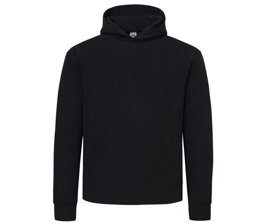 SUPERCOTTON™ HOODED SWEAT — Farbe BLACK