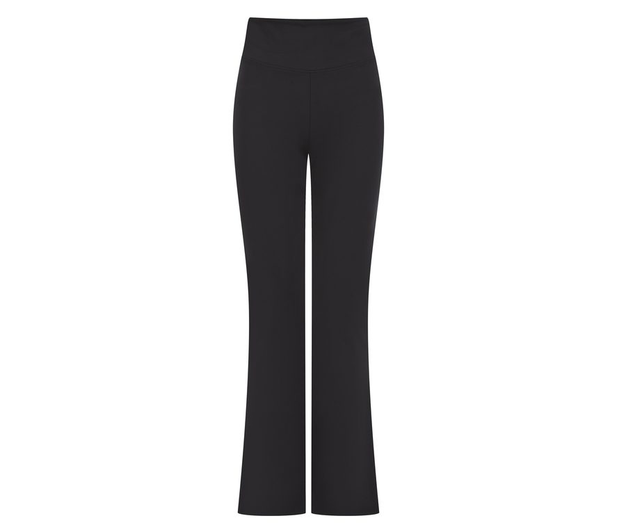 WOMEN'S FLARED LEGGINGS — Farbe BLACK