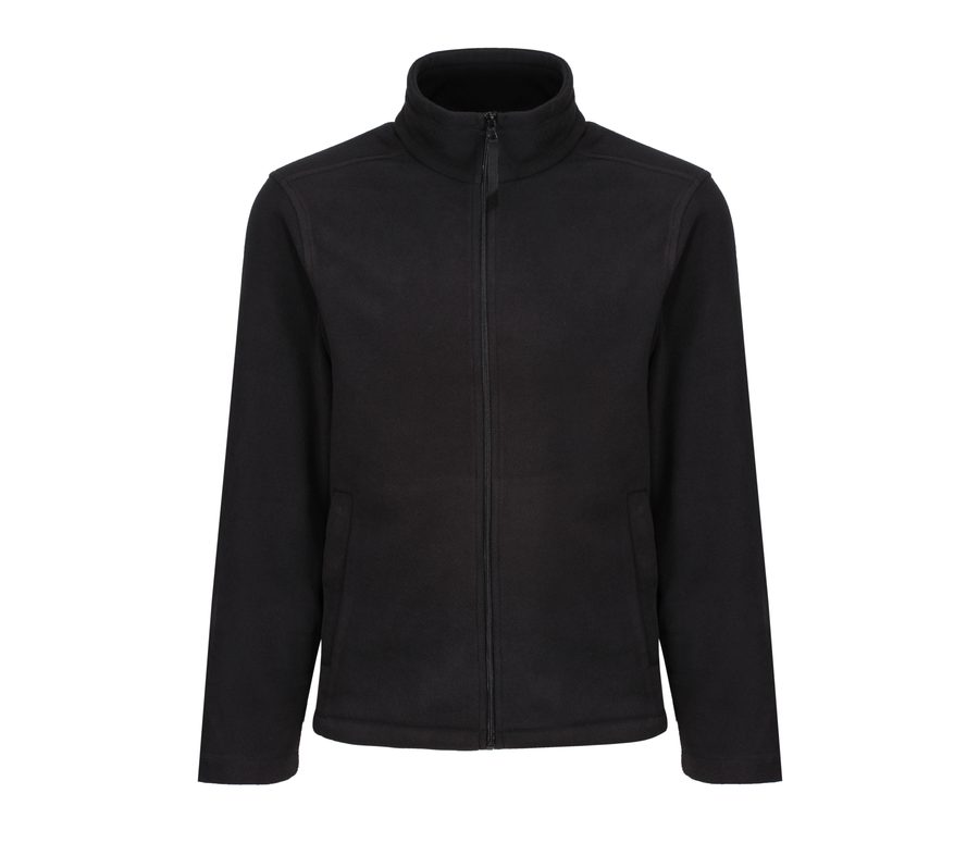 MICRO FULL ZIP FLEECE — Farbe BLACK