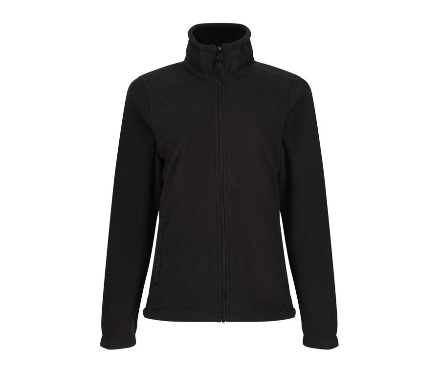 WOMEN'S MICRO FULL ZIP FLEECE — Farbe BLACK
