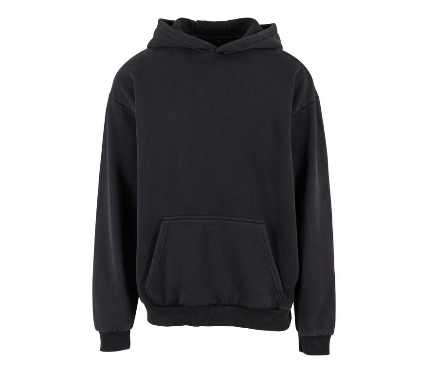 Vintage Heavy Hoodie — Farbe BLACK